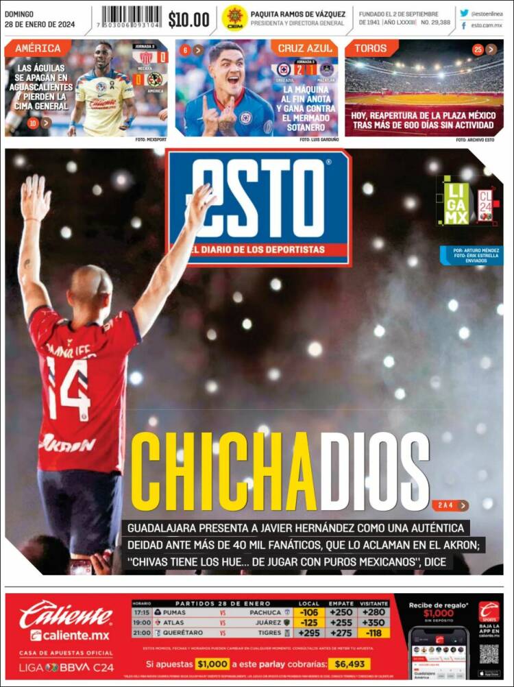 Portada de Esto (México)