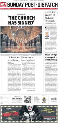 Portada de St. Louis Post-Dispatch (USA)