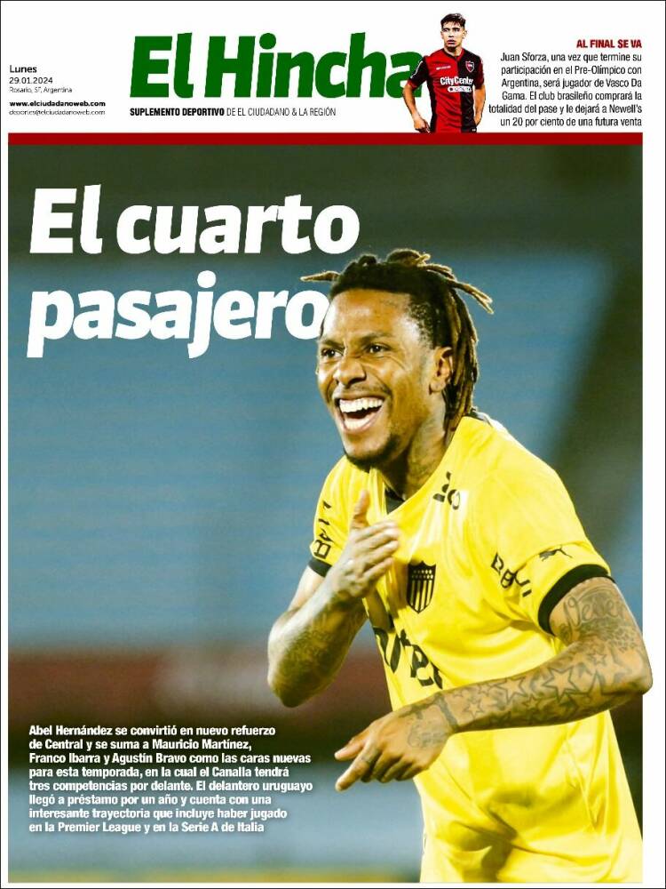 Portada de El Hincha (Argentina)