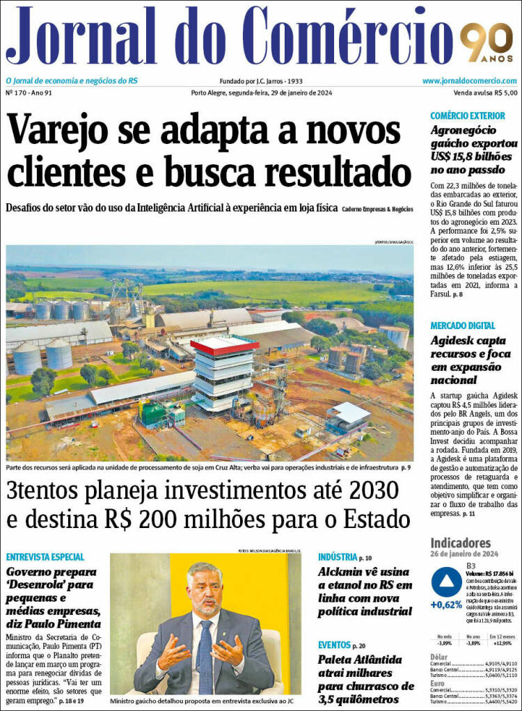 Portada de Jornal do Comércio (Brasil)