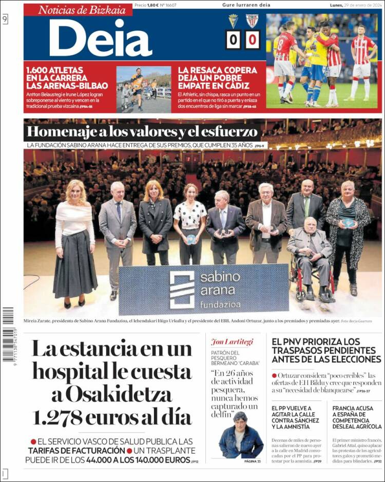 Portada de Deia (España)