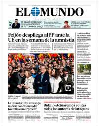 Portada de El Mundo (España)