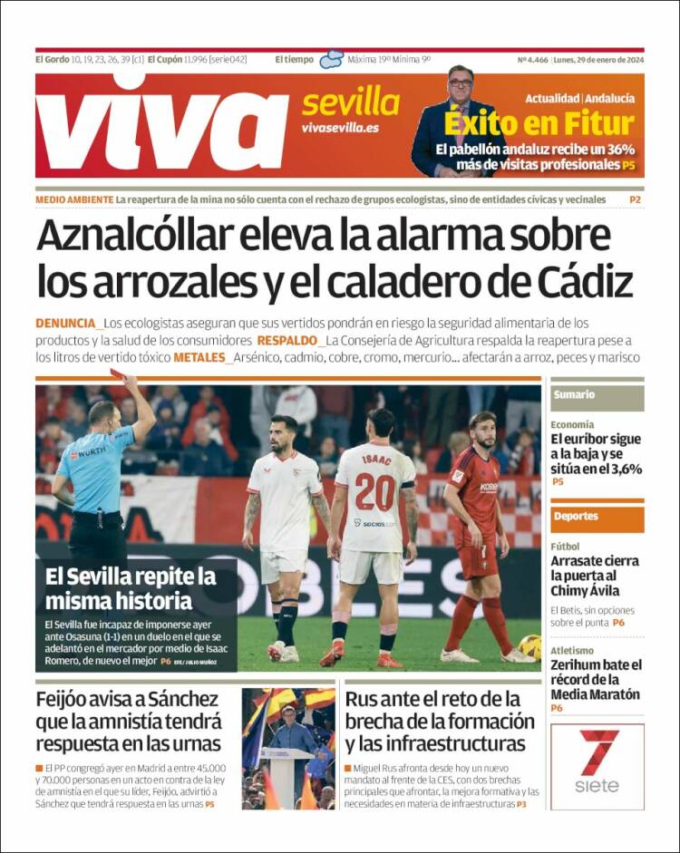 Portada de Viva Sevilla (España)