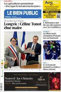 Portada de Le Bien Public (Francia)