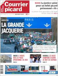 Portada de Courrier Picard (Francia)