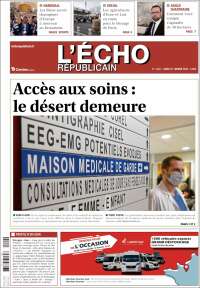 Portada de L'Echo Républicain (Francia)