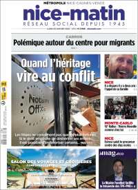 Portada de Nice-Matin (Francia)