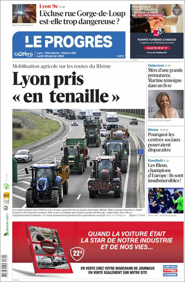 Portada de Progres de Fecamp (Francia)