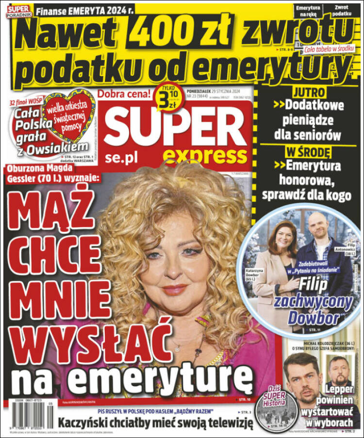 Portada de Super Express (Polonia)