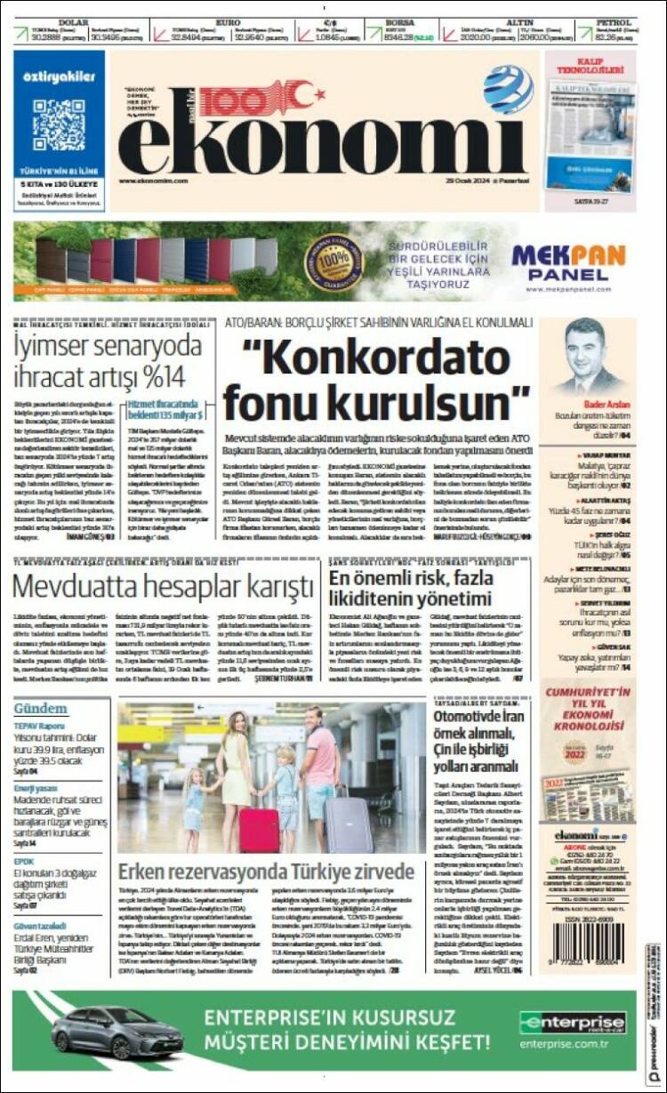 Portada de Dünya (Turqu&iacute;a)