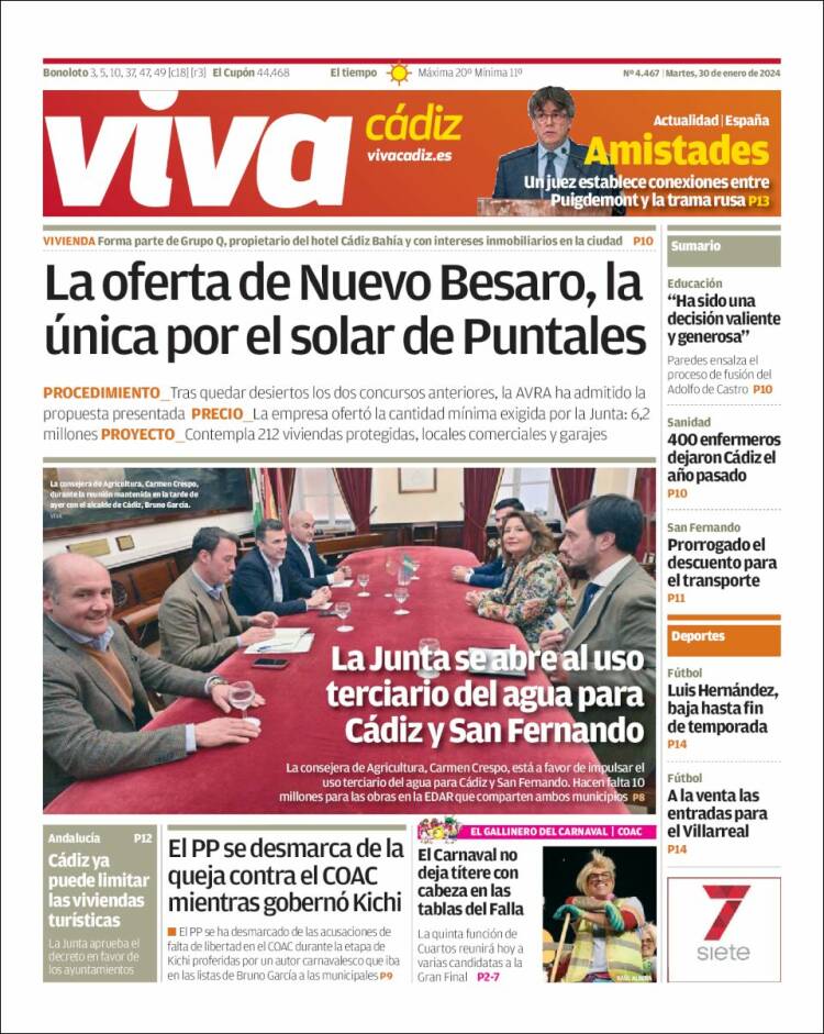 Portada de Información - Cadiz (España)