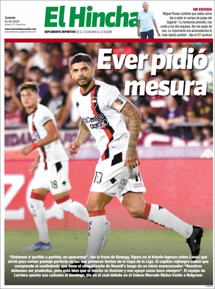 Portada de El Hincha (Argentina)