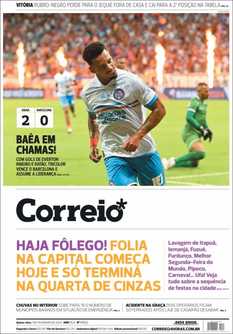 Portada de Correio* (Brasil)
