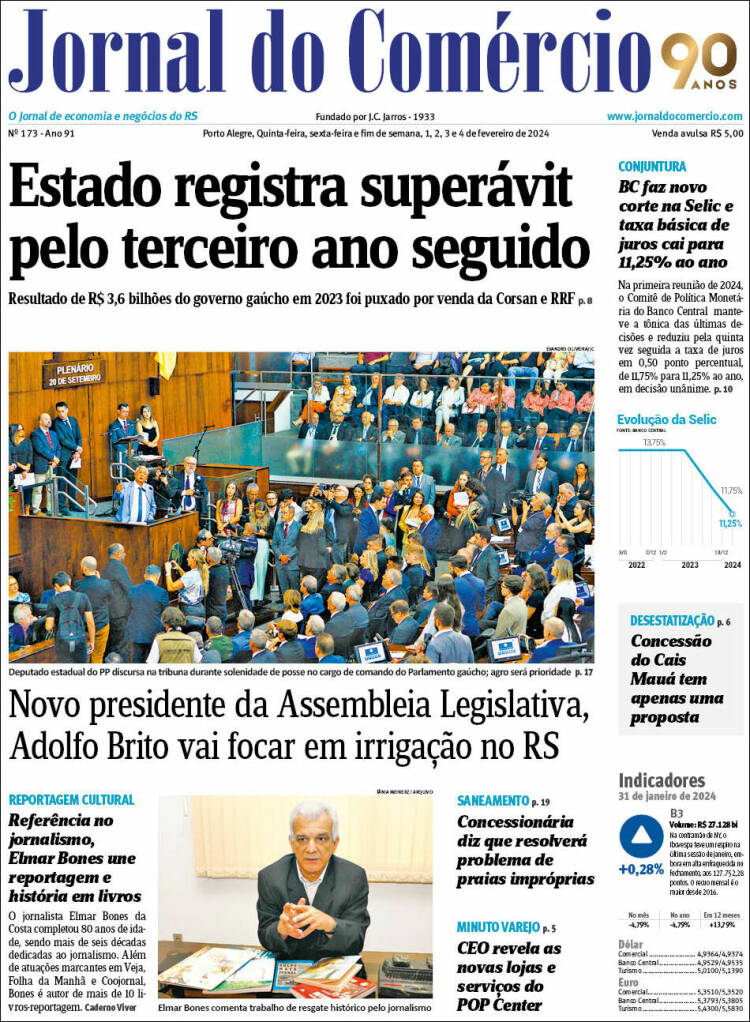 Portada de Jornal do Comércio (Brasil)