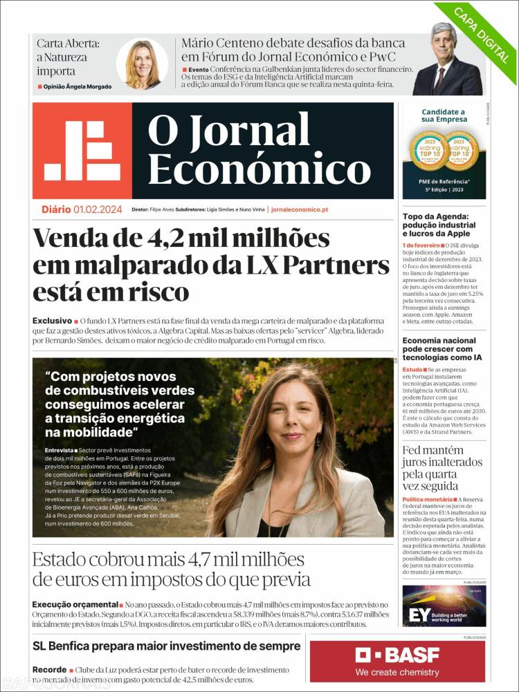 Portada de Oje (Portugal)