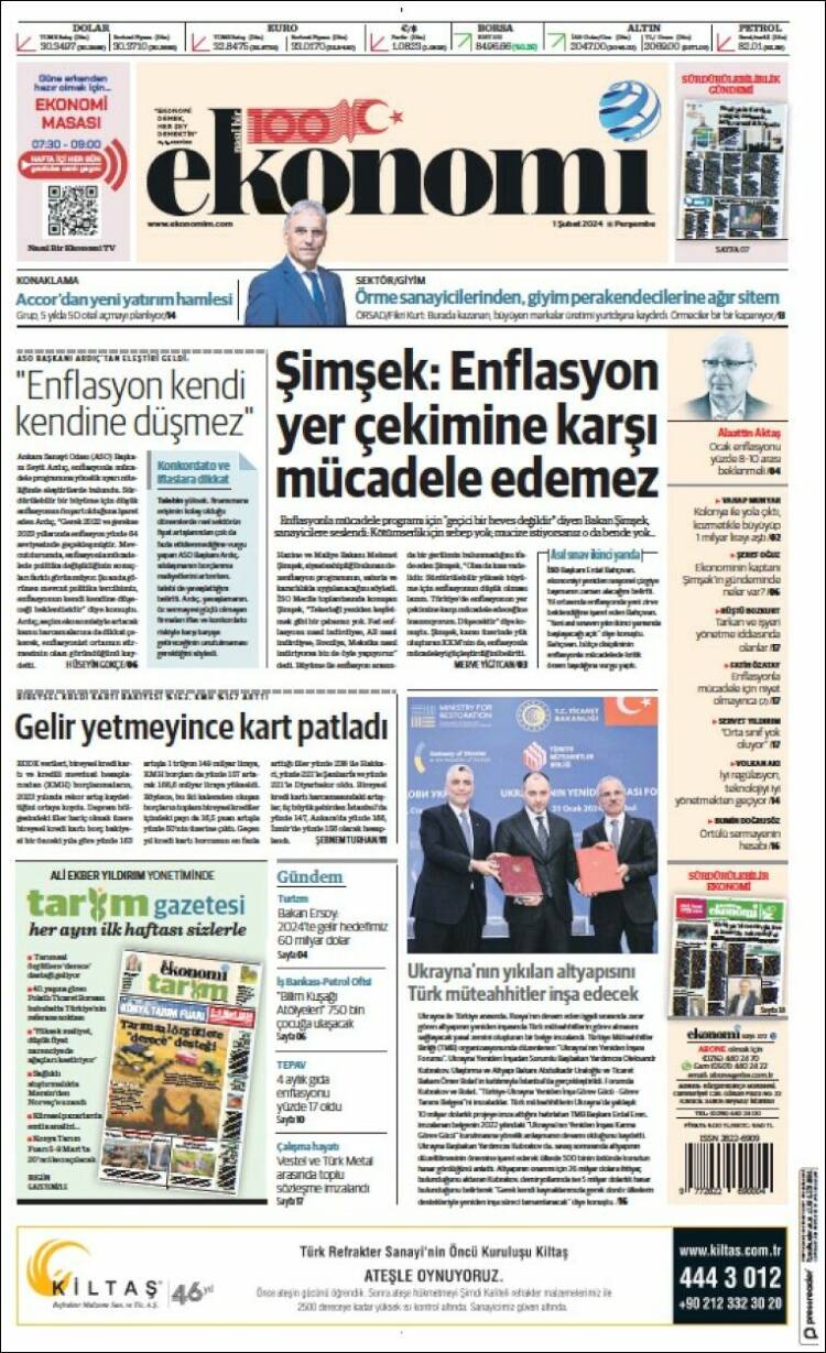 Portada de Dünya (Turqu&iacute;a)