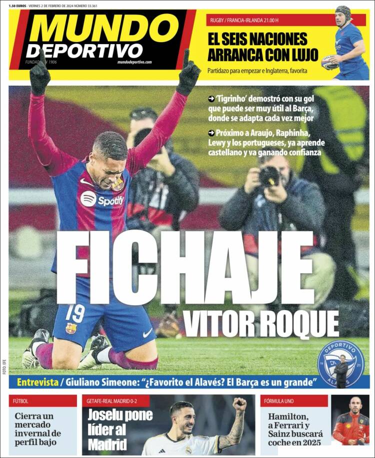 Portada de El Mundo Deportivo (Espa&ntilde;a)