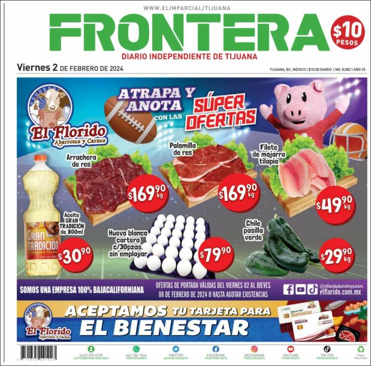 Portada de Frontera (M&eacute;xico)