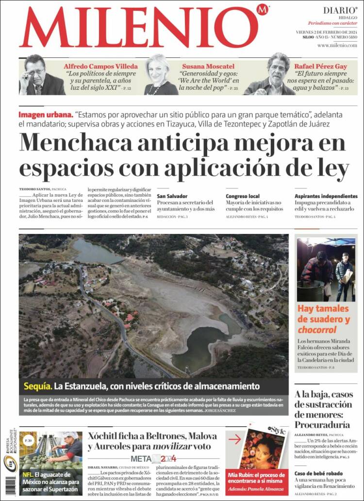 Portada de Milenio de Hidalgo (M&eacute;xico)