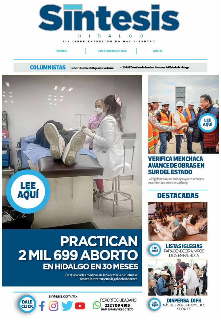 Portada de Sistesis - Hidalgo (M&eacute;xico)