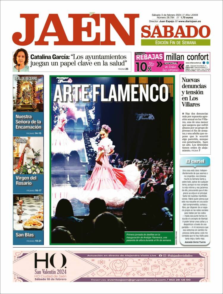 Portada de Diario Jaén (España)