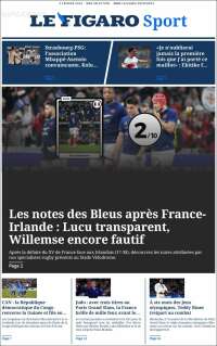 Portada de Le Figaro Sport (Francia)
