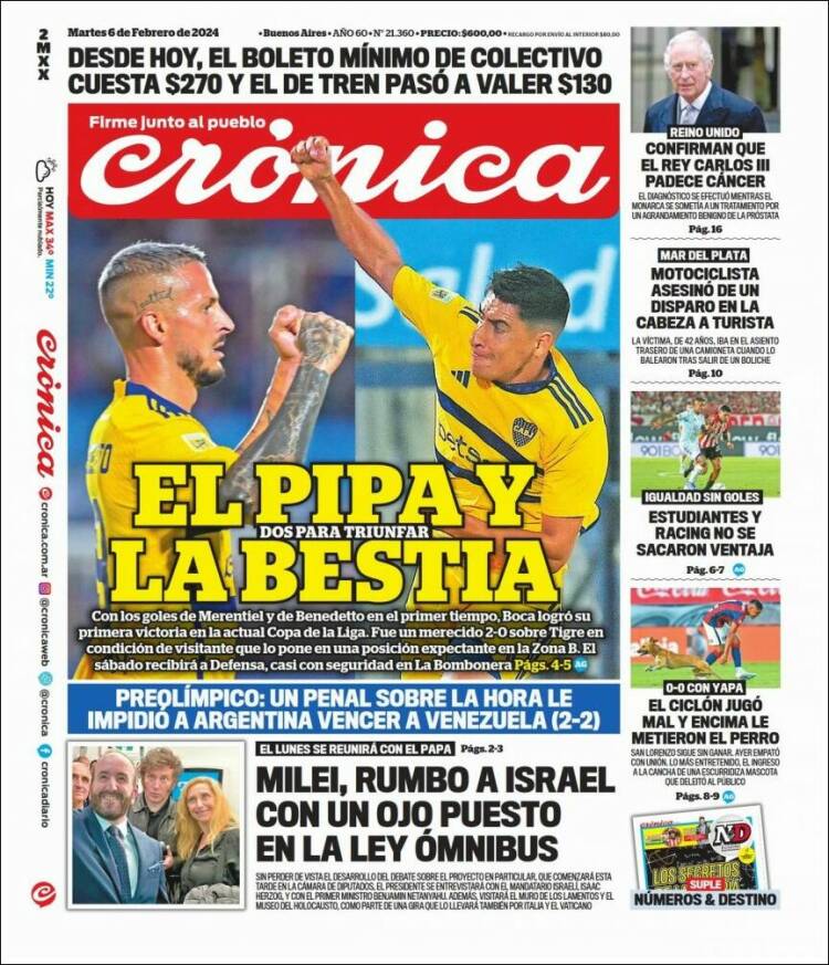 Portada de La Voz del Chaco (Argentina)