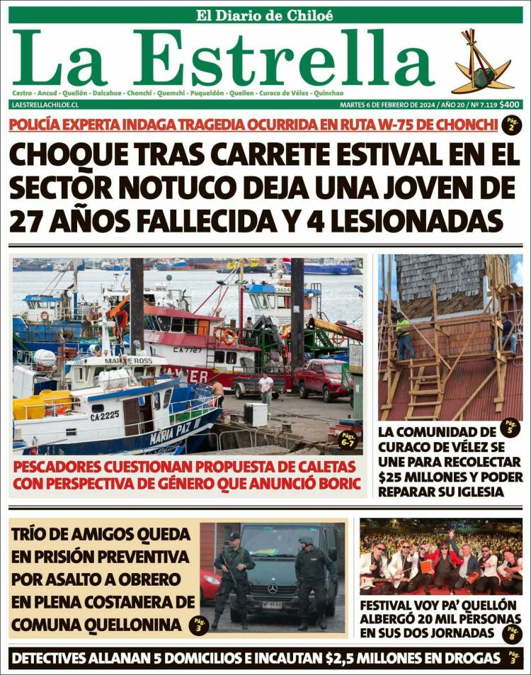 Portada de Estrella de Chiloé (Chile)