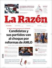 Portada de La Razón (México)