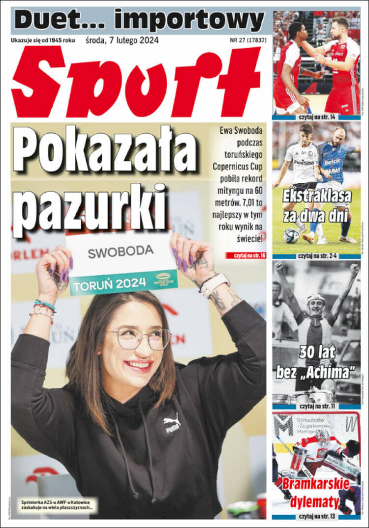 Portada de Katowicki Sport (Polonia)