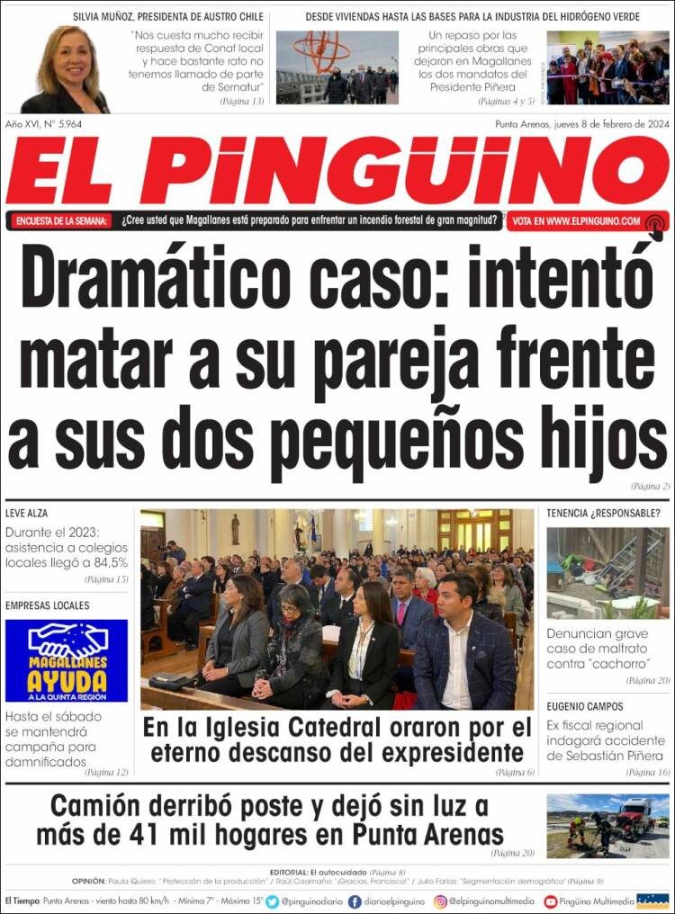 Portada de El Pingüino (Chile)