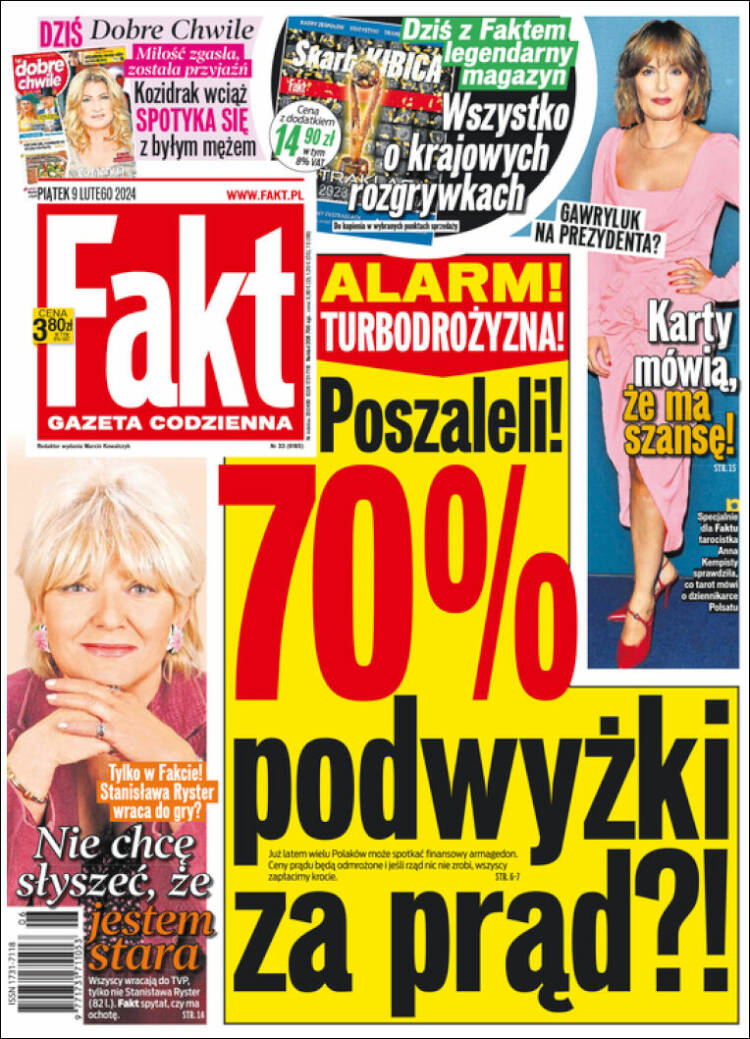 Portada de Fakt (Polonia)