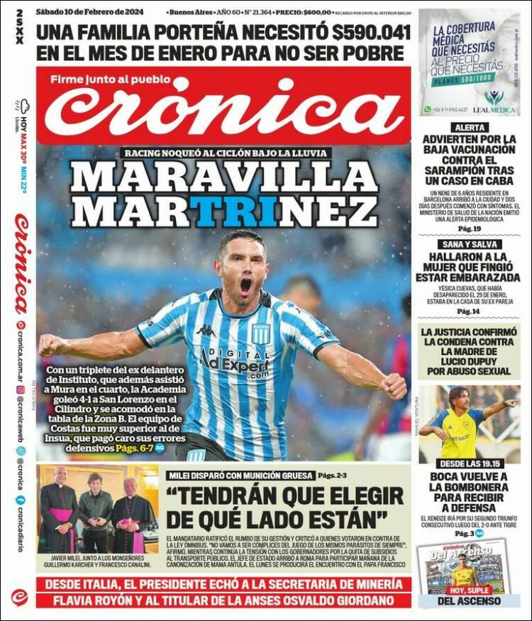 Portada de La Voz del Chaco (Argentina)