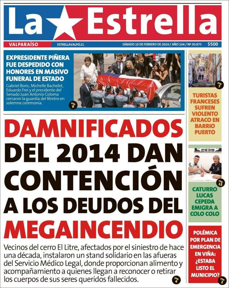 Portada de Estrella de Valparaiso (Chile)