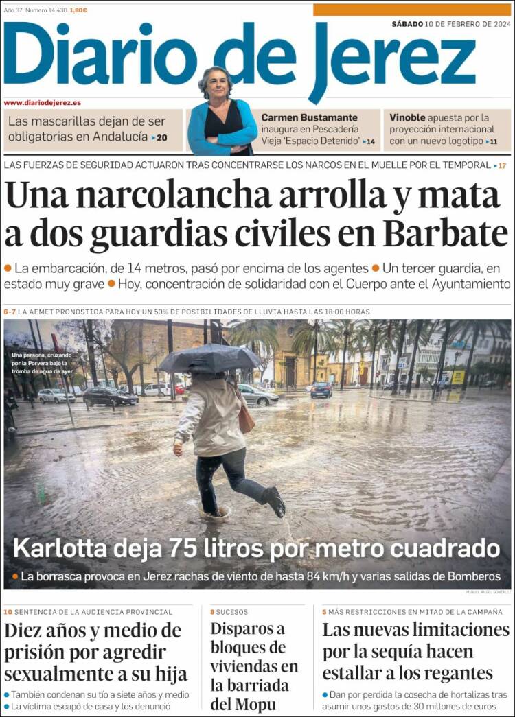 Portada de Diario de Jerez (España)