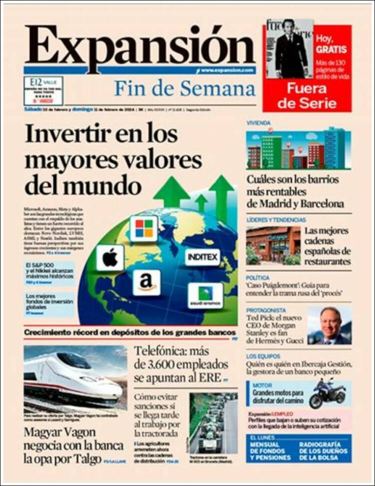 Portada de Expansión (Espa&ntilde;a)