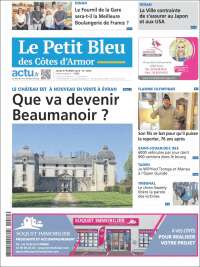 Portada de Le Petit Bleu (Francia)