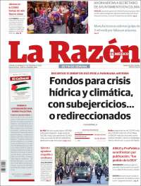 Portada de La Razón (México)