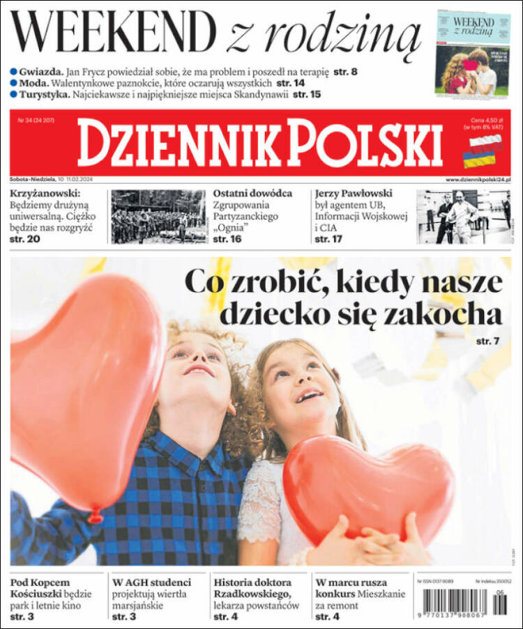 Portada de Dziennik (Polonia)
