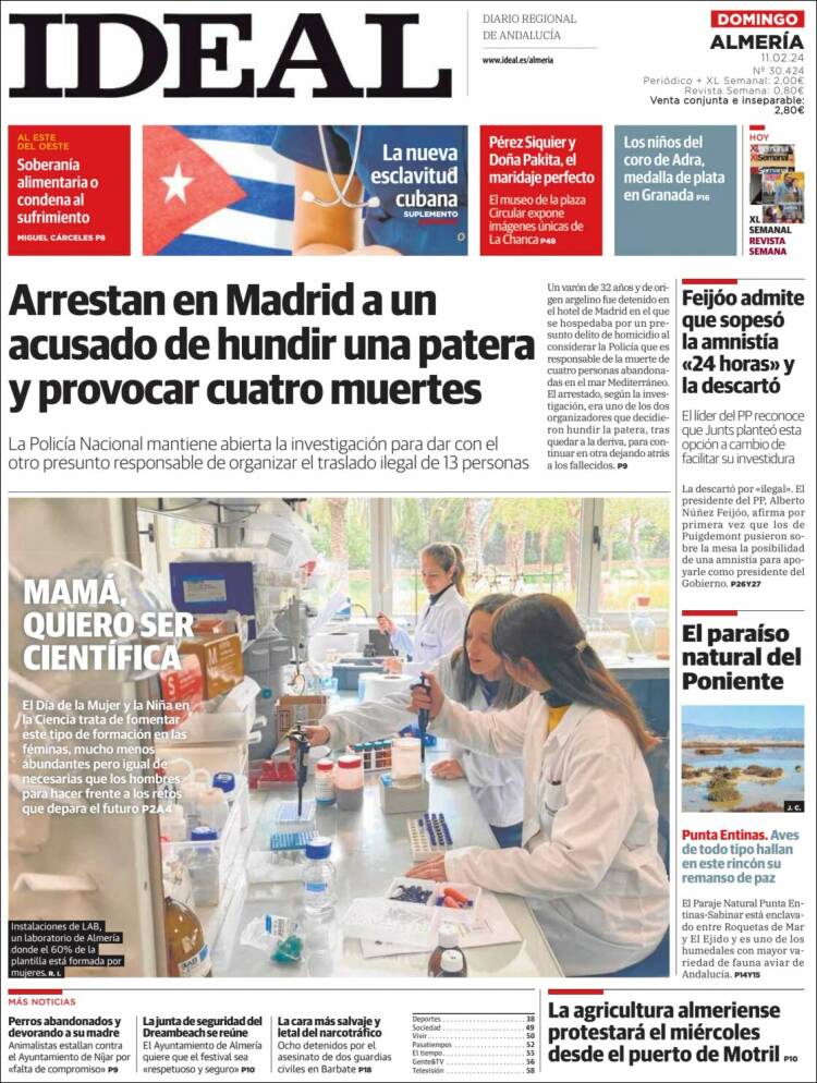 Portada de Ideal Almeria (España)