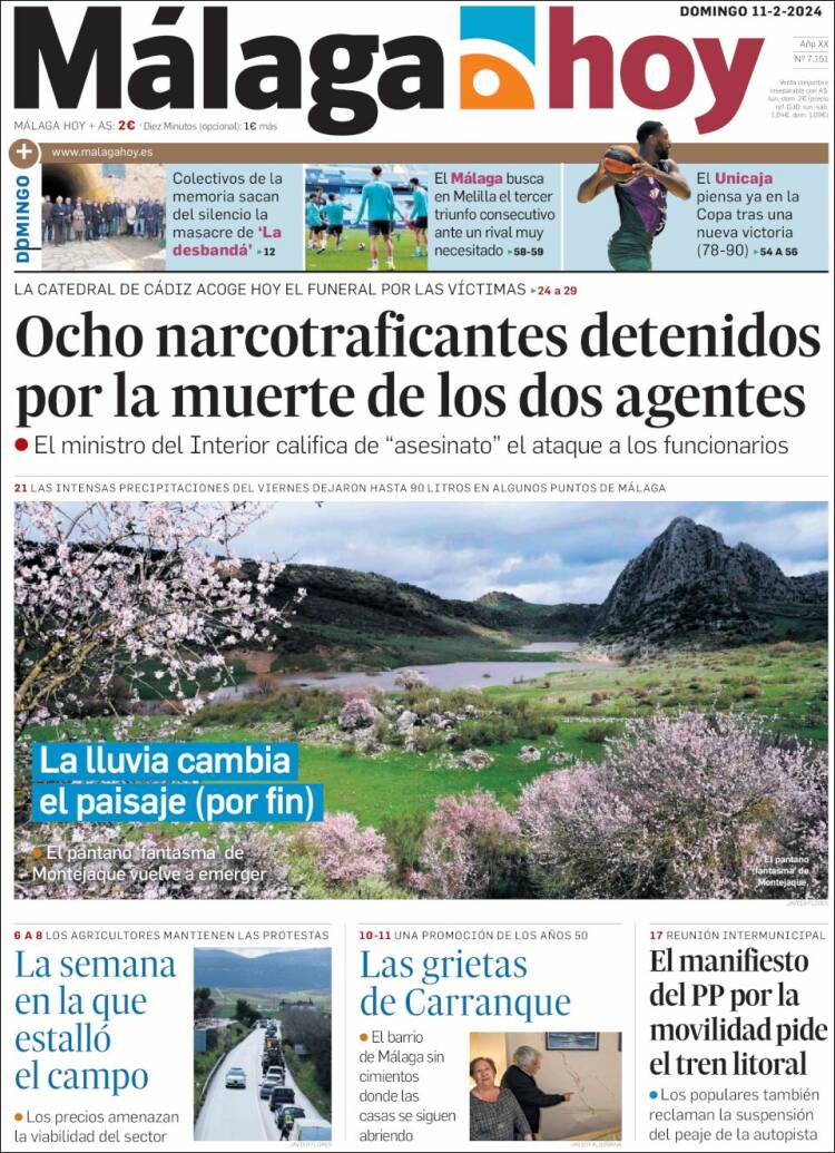 Portada de Málaga Hoy (España)