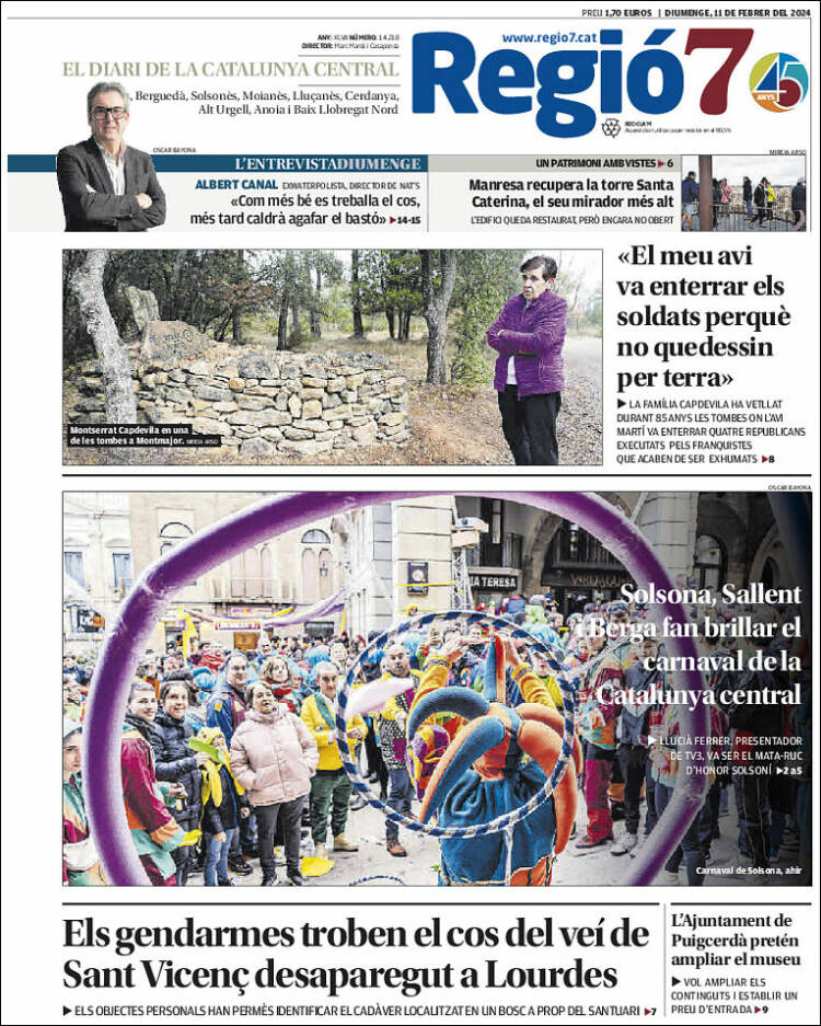 Portada de Regio7 (España)