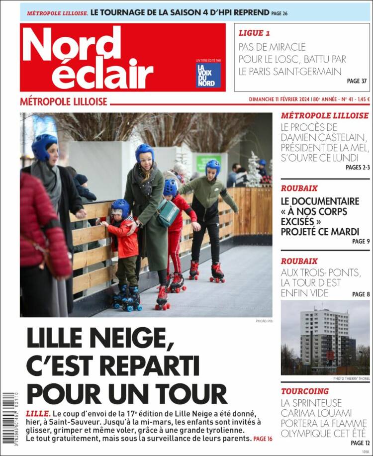 Portada de Nord Éclair (Francia)