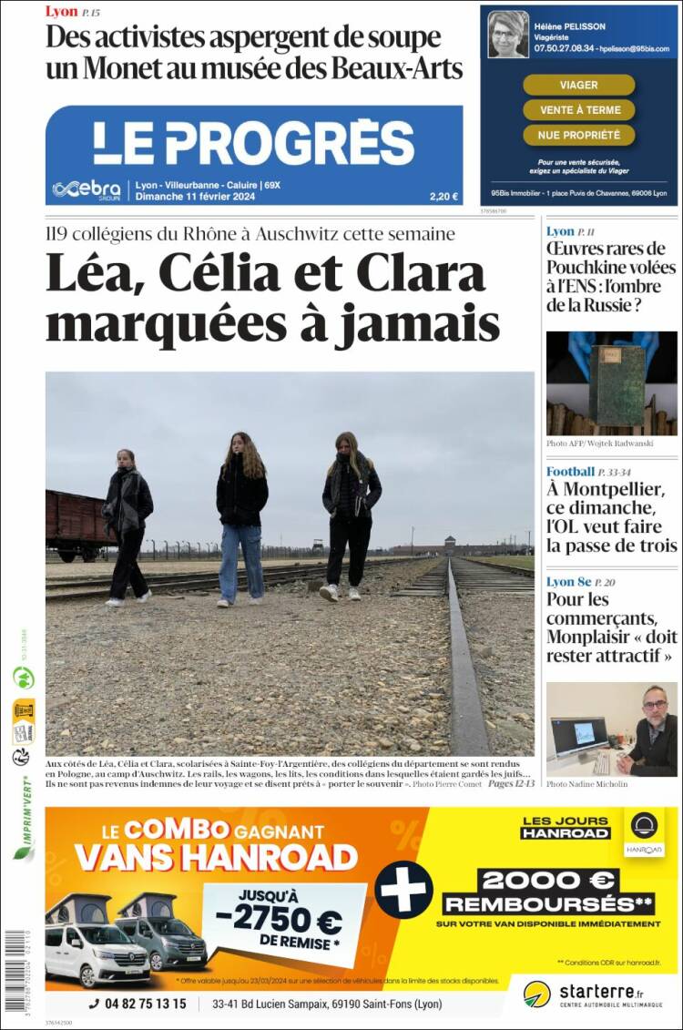 Portada de Progres de Fecamp (Francia)