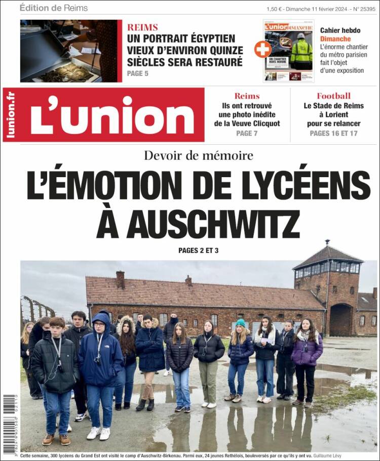 Portada de L'Union (Francia)