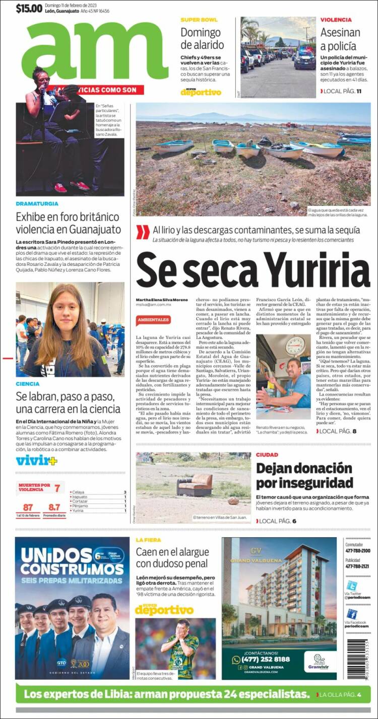 Portada de Al Día A.M. (M&eacute;xico)