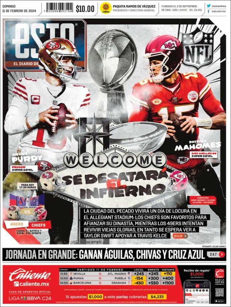 Portada de Esto (M&eacute;xico)