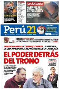 Portada de Perú 21 (Per&uacute;)
