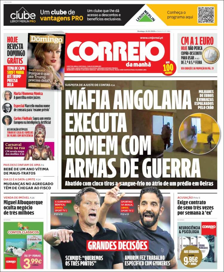 Portada de Correio da Manhã (Portugal)