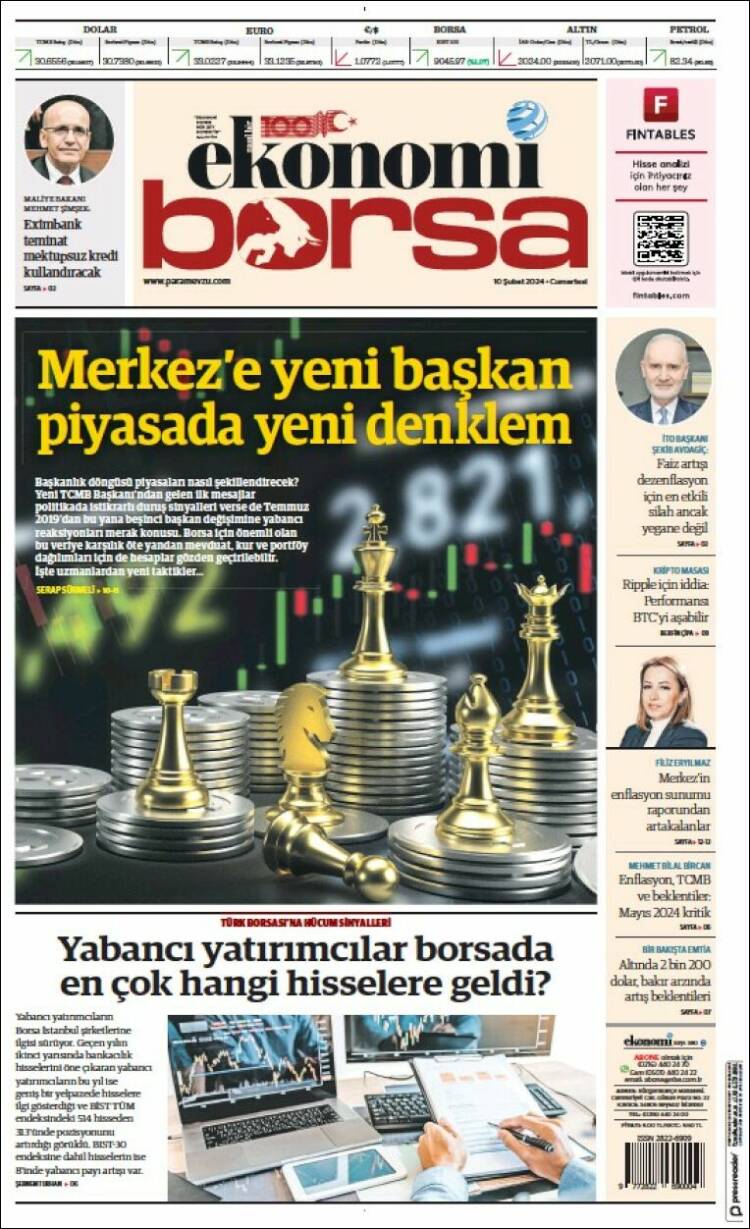 Portada de Dünya (Turqu&iacute;a)